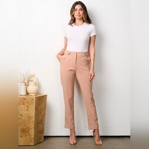 High waist work pants